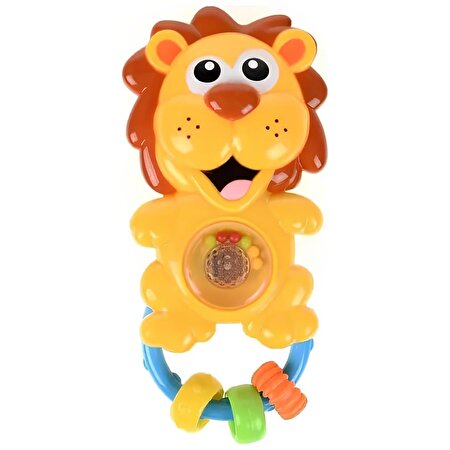 Babycim Neşeli Sesli Pilli Aslan Çıngırak