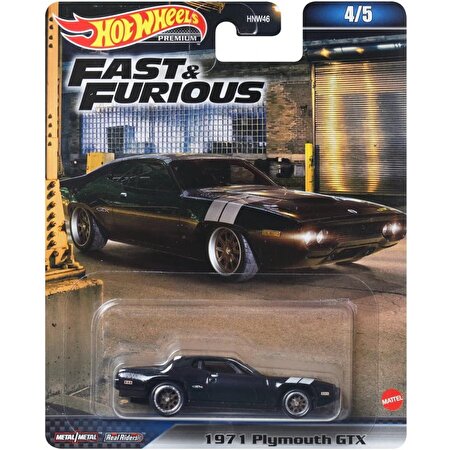 Hot Wheels Fast Furi̇ous Premi̇um Arabalar 1971 Plymouth GTX HNW55