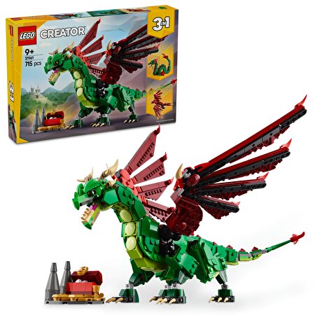 LEGO Creator 3'ü 1 Arada Orta Çağ Ejderhası 31161
