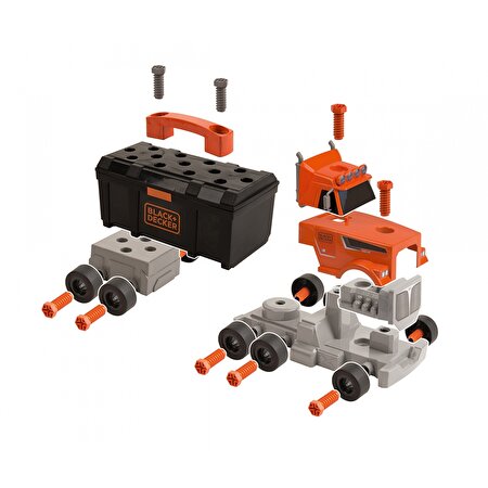 Smoby Black+Decker Alet Çantalı Vinçli Kamyon