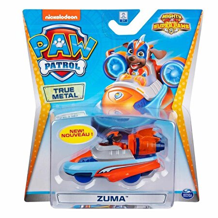 Paw Patrol True Metal Die Cast Araçlar (Mighty Pups) Zuma