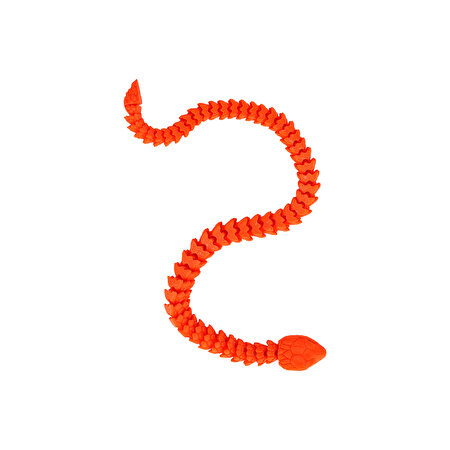 Hareketli Hayvanlar Serisi Turuncu Çıngıraklı Yılan