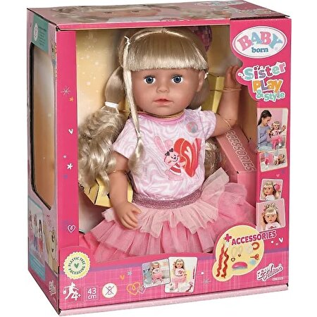 Baby Born Kız Kardeş Bebeği  43 Cm