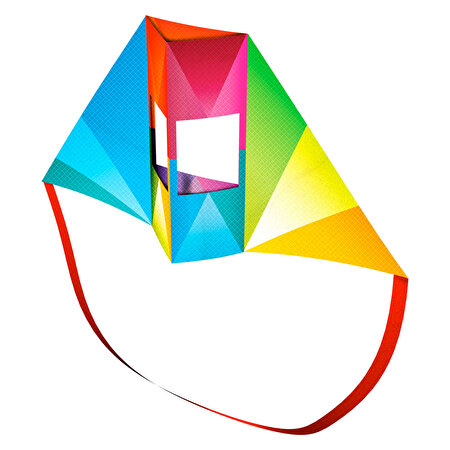 Delta Şekilli̇ Renkli Uçurtma 30 Cm