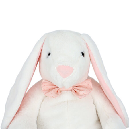 Papyonlu Uzun Kulak Tavşan Ekru 60 Cm