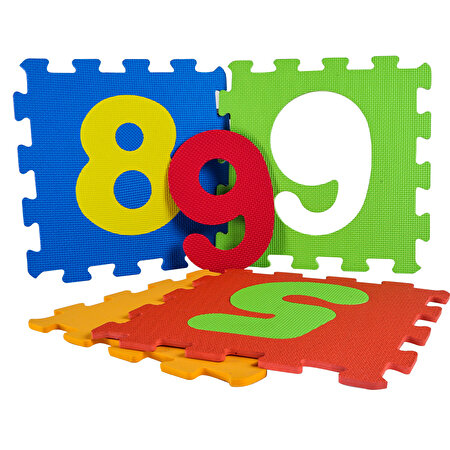 Eva Yer Matı Rakamlar 33x33 cm.