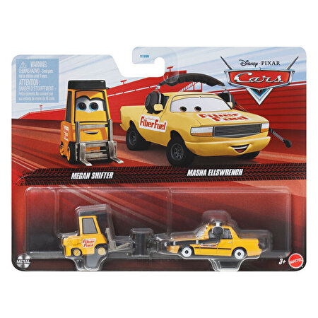 Cars İkili Karakter Araçlar Megan Shifter & Masha Ellswrench JDH41