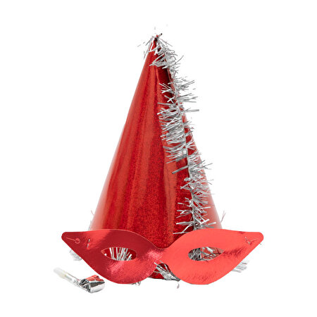 Yılbaşı Şapkası Katyon Set