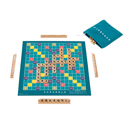 Scrabble Ahşap İkisi Bir Arada Türkçe JLJ64