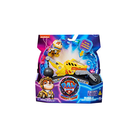 Paw Patrol Mighty Movie Film Araçları Rubble