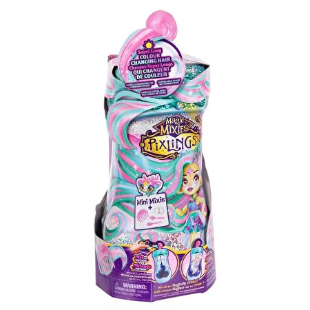 Magic Pixling Galaksi Saçlı Figür Pembe