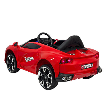 Favori Gt 12 Volt Akülü Araba Kırmızı