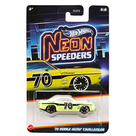 Hot Wheels Neon Speeder Arabalar 70 Dodge Hemi Challenger JKX97