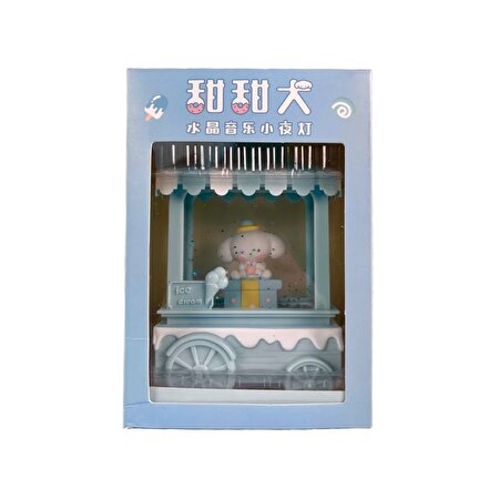 Dondurma Arabalı Kar Küresi