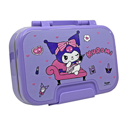 Kuromi Çelik 2 Bölmeli Beslenme Kutusu