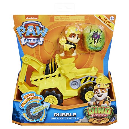 Paw Patrol Dino Rescue Deluxe Araçlar Rubble