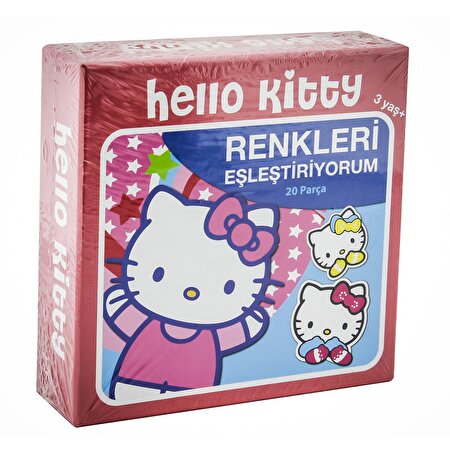 Hello Kitty Renkleri Eşleştiriyorum 20 Parça