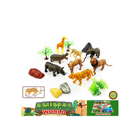 Kutulu Vahşi Yabani Hayvanları Seti