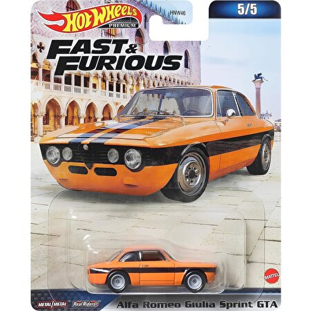 Hot Wheels Fast & Furious Premium Arabalar Alfa Romeo Julia Sprint GTA HKD29