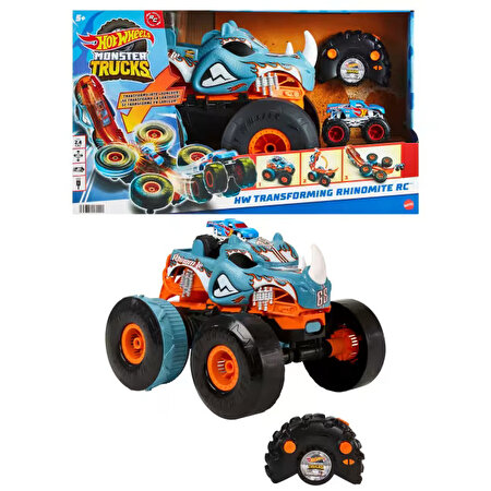 Hot Wheels Monster Trucks Uzaktan Kumandayla Dönüşen Rhinomite HPK27
