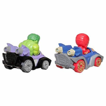 Hot Wheels RaceVerse 2'li Paket Hulk ve İron Man