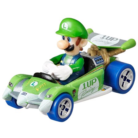 Hot Wheels Mario Kart Karakter Araçlar Luigi GRN18