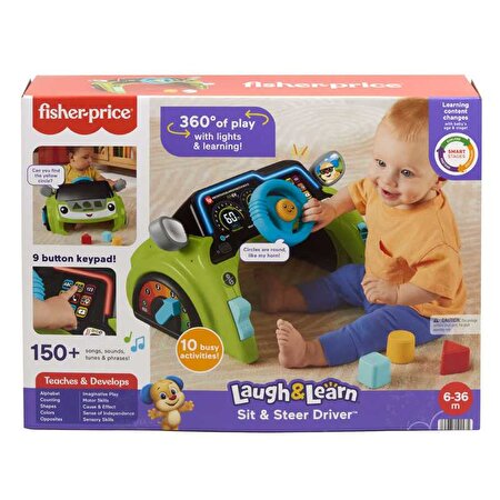 Fisher Price Sesli ve Işıklı Eğlen ve Öğren İlk Arabam HYR91