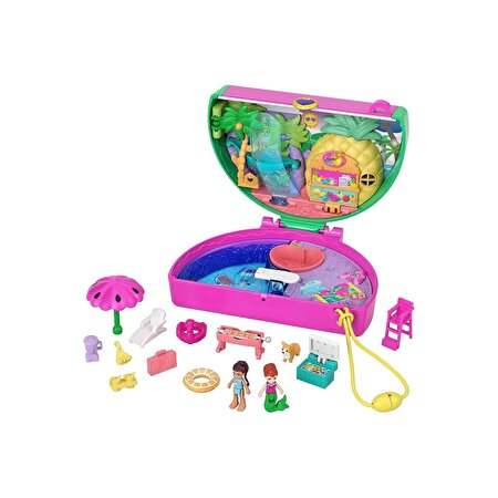 Polly Pocket ve Maceraları Oyun Setleri Watermelon Pool Party HCG19