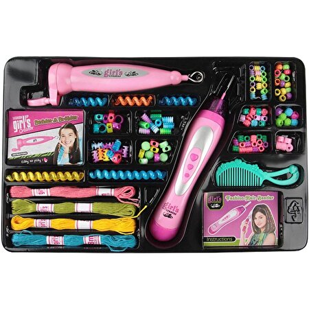Girl's Creator Otomatik Saç Örgü Maki̇nesi̇ Seti̇