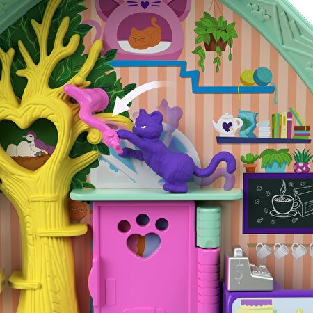 Polly Pocket Kirpi Kafe Kompakt Oyun Seti GTN15