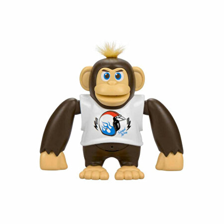 Chimpy Robot Beyaz T-Shirtlü