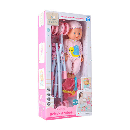 Babydoll My Love Sevimli Bebek ve Bebek Arabası Seti