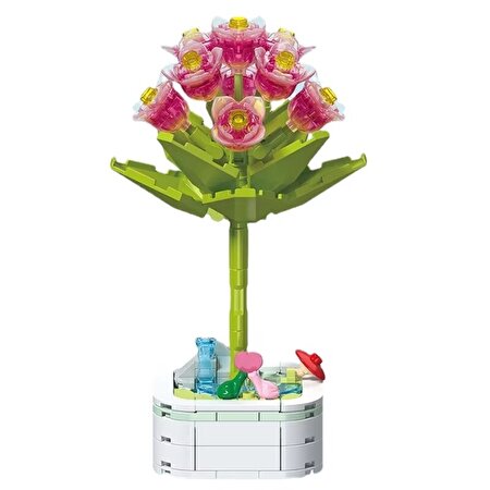 Mega Kri̇stal Çi̇çekler Yapı Blokları Menekşe