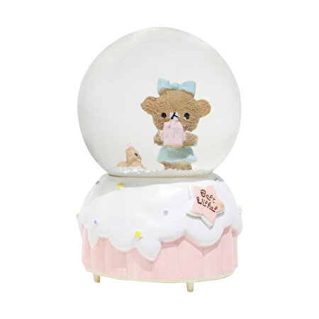 Doğum Günü Temalı Işıklı Müzikli Kar Küresi