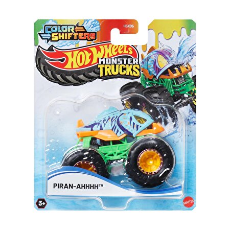 Hot Wheels Monster Trucks Renk Değiştiren Araçlar Piran-Ahhh JDV93