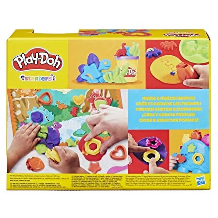 Play Doh Başlangıç Şekiller ve Renkler Dino Oyun Seti G0491