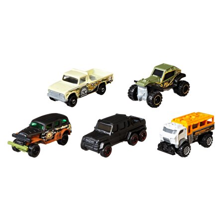 Matchbox Beşli Araba Seti Wild GKJ10