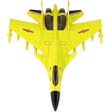 Çek Bırak Mavi Savaş Uçağı Sarı