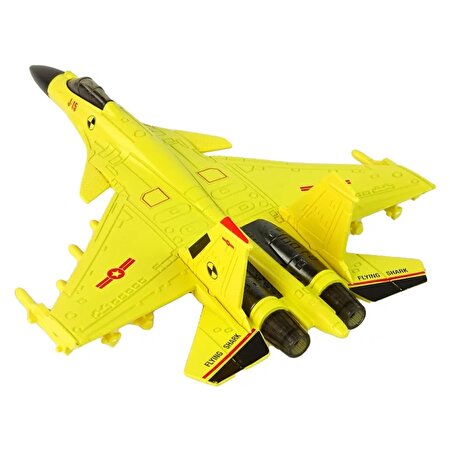 Çek Bırak Mavi Savaş Uçağı Sarı
