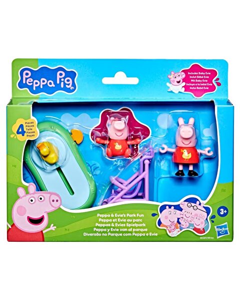 Peppa Pig Peppa'nın Anıları Oyun Seti Peppa ve Evie's Park Fun G0528