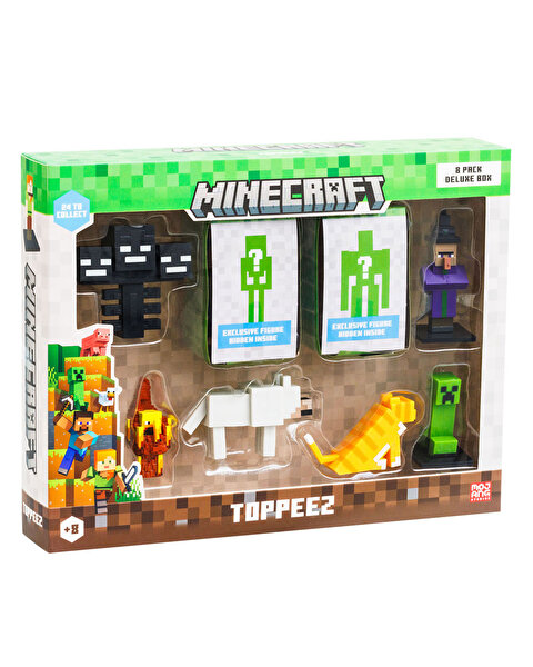 Minecraft 3D Figür Toppeez 8'li Delüks Set Model 4