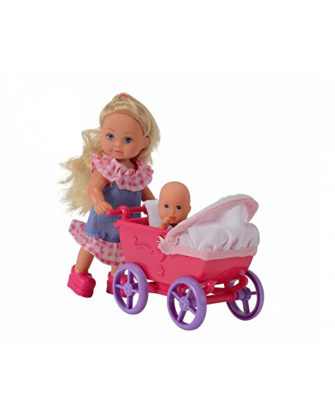 Evi Love Pembe Pusetli Bebek Seti