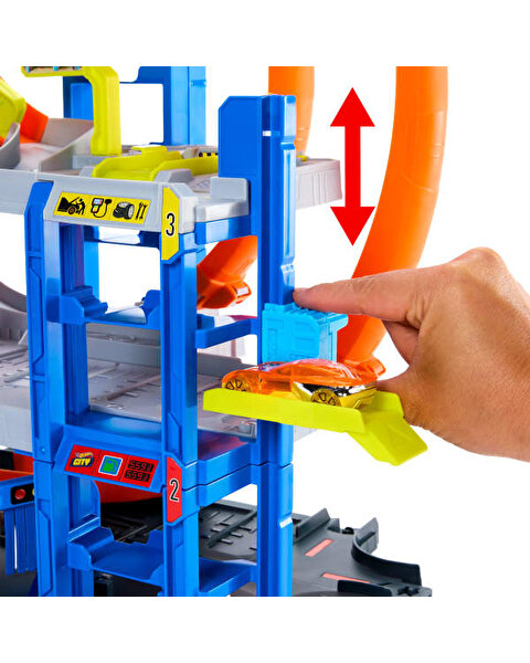 Hot Wheels City Mega Loop Garaj JBM74