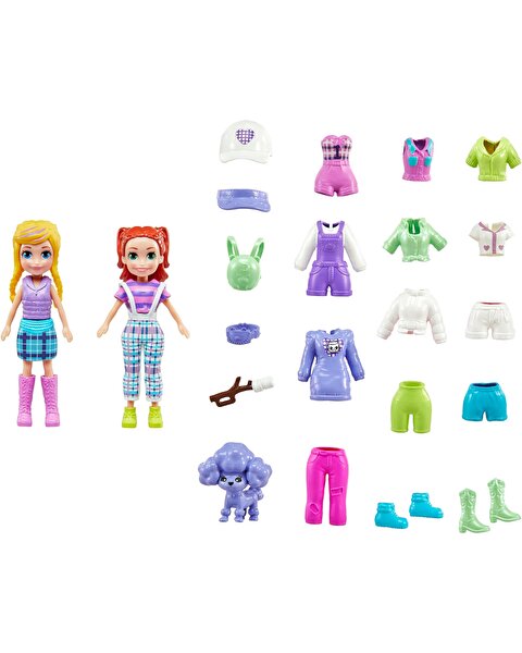 Polly Pocket ve Arkadaşları Farklı Moda Aksesuarları Oyun Setleri JCB23