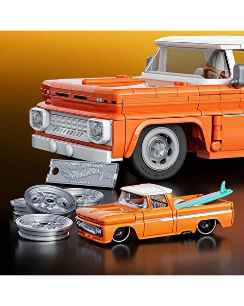 Hot Wheels Elite Serisi Custom 62 Chevy Pickup Araba 858 Parça JFT20