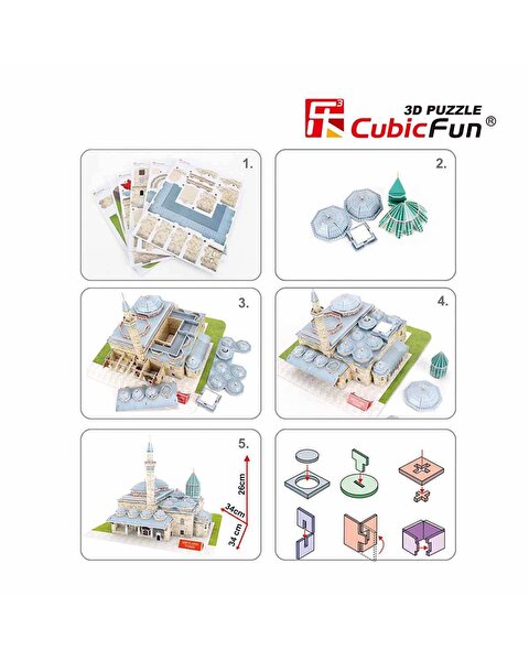 Cubic Fun 3D Puzzle Mevlana Müzesi 116 Parça