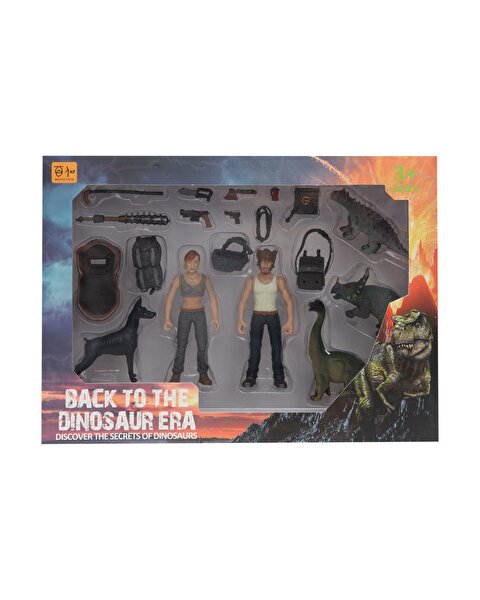 2'li Figürlü Dinozorlu Savunma Seti