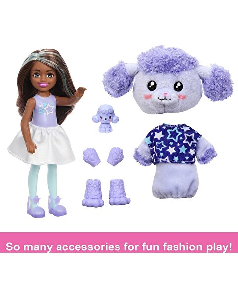 Barbie Cutie Reveal Bebekler Chelsea Sevimli Kostümler Serisi Kaniş HKR20