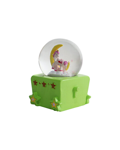 Mini Işıklı Renkli Unicorn Kar Küresi