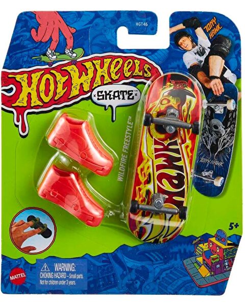 Hot Wheels Skate Parmak Kaykay ve Ayakkabı Wildfire Freestyle HGW85
